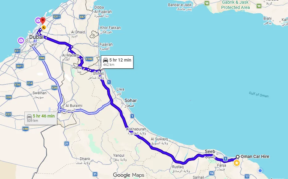 Oman 4WD Rooftop Tents Rental